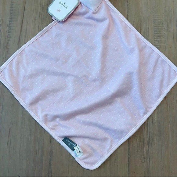 Manta de seguridad Hallmark Heart Lovey rosa felpa lunares blancos sonajero Foto 3 de 4