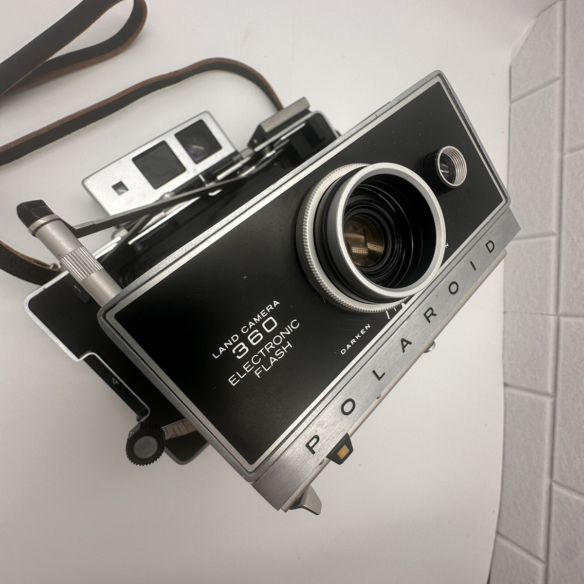 Vtg Polaroid 360 Land Camera w/ Cover -Zeiss Range & View Vtg Polaroid 360 Land Camera w/ Cover -Zeiss Range & View