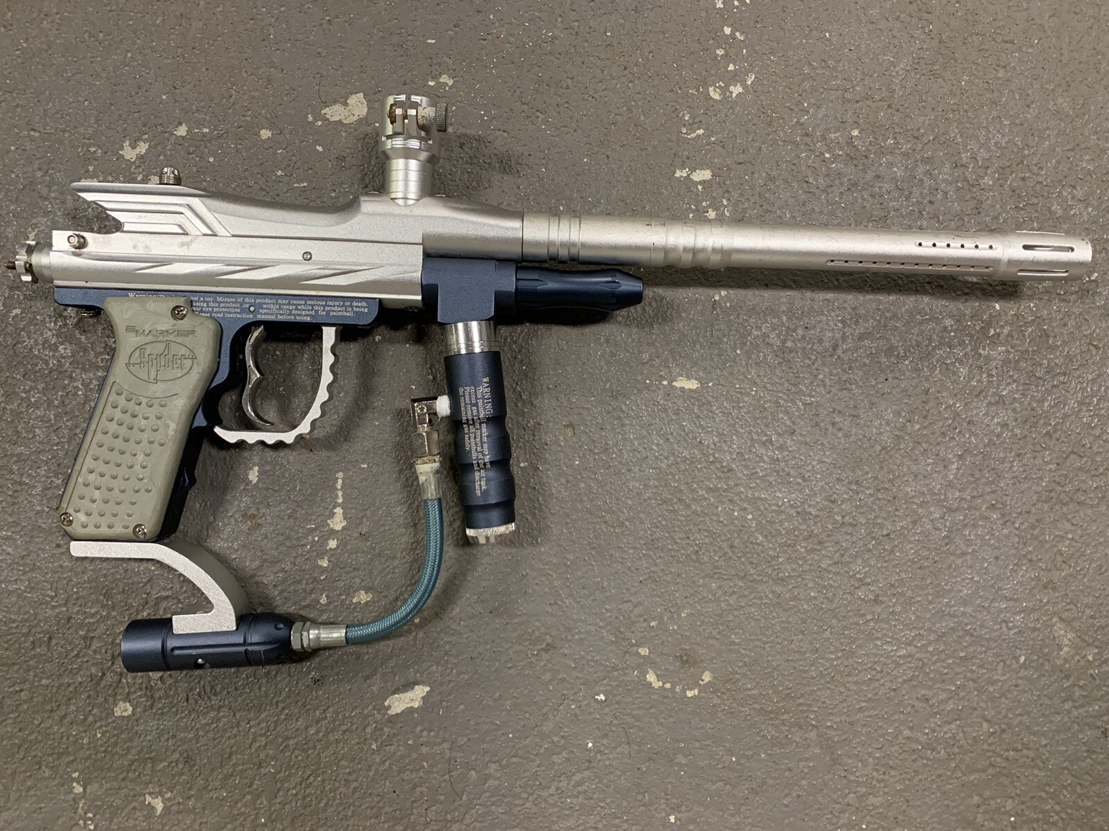 Silver Kingman Spyder Fenix Electronic Paintball Gun eBay