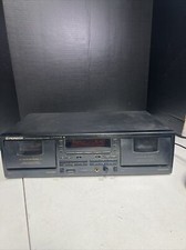 Pioneer CT-W504R Stereo Dual Double Dubbing Cassette Deck Player Working