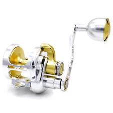 CAMEKOON Saltwater Fishing Conventional Trolling Reels Carbon Drag Alarm Clicker