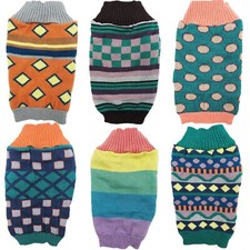 Warm Dog Sweater Knitted Winter Clothes Apparel Puppy Pullover Small Large Pet