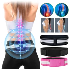 Sacroiliac SI Joint Hip Belt Lower Back Pelvic Lumbar Support Brace Men Women US