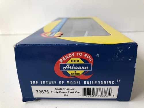 Coche cisterna Athearn #73676 Shell Chemical triple cúpula #651 NOS HO | Zustand: New