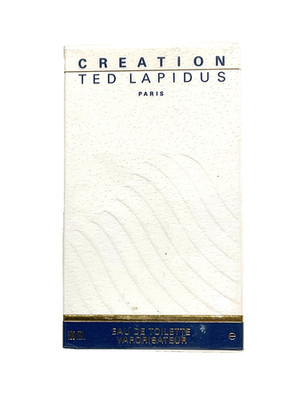 Creation By Ted Lapidus 3.4 Fl Oz EDT Vintage Hard to find New Free Shipping