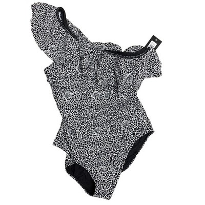 Frederick's Of Hollywood Swimsuit Women's 2X Hawaiian Heatwave One Shoulder NEW