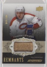2018-19 Upper Deck Engrained Remnants 49/100 Claude Lemieux #R-CL 2r5