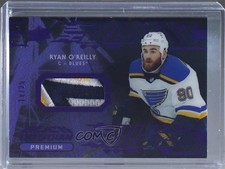 2019-20 SPx UD Black Obsidian Jerseys Purple /25 Ryan O'Reilly #OJ-RO Patch 0c3