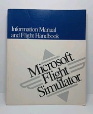 Microsoft Flight Simulator Information Manual Flight Handbook Only NO GAME VTG