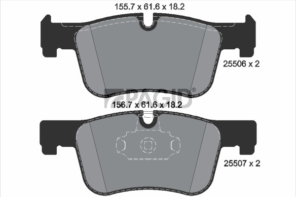 Bremsbelagsatz BremsklöTze FüR BMW 3Er Touring F31 G21 G81 1Er F20 F21 F30-image