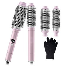 Cepillo T rmico 3 En 1 LCD Cer mica Turmalina Barriles 1.25 1.5 1.75 Inch Pei...