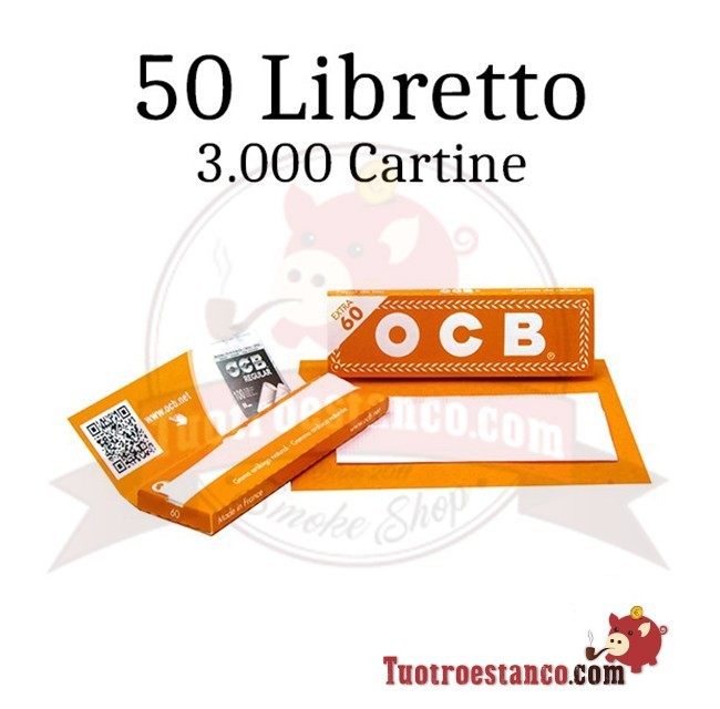 3.000 Cartine OCB Orange Arancione 70 Mm + 3.000 FILTRI Doberman 6 X 15mm - Foto 2
