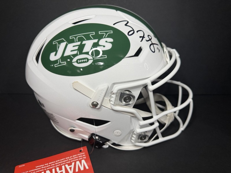 Ryan Fitzpatrick New York Jets Autographed Speed Flex Helmet Beckett Fitz signed