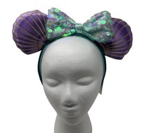 Disney The Little Mermaid Ariel-Inspired Shell Sequin Bow Headband