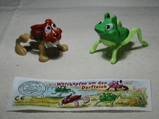 FERRERO Figur aus dem Ü-Ei – Hase und Frosch aus "Wetthüpfen um den Dorfteich"