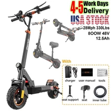 iENYRID 800W Adults Electric Scooter 28Mi Long Range 10'' Tires Folding W/ Seat