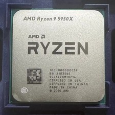 AMD Ryzen R9-5950X AM4 CPU Processor 3.4-4.9GHz 16Core 32Thr 105W Desktop 64MB