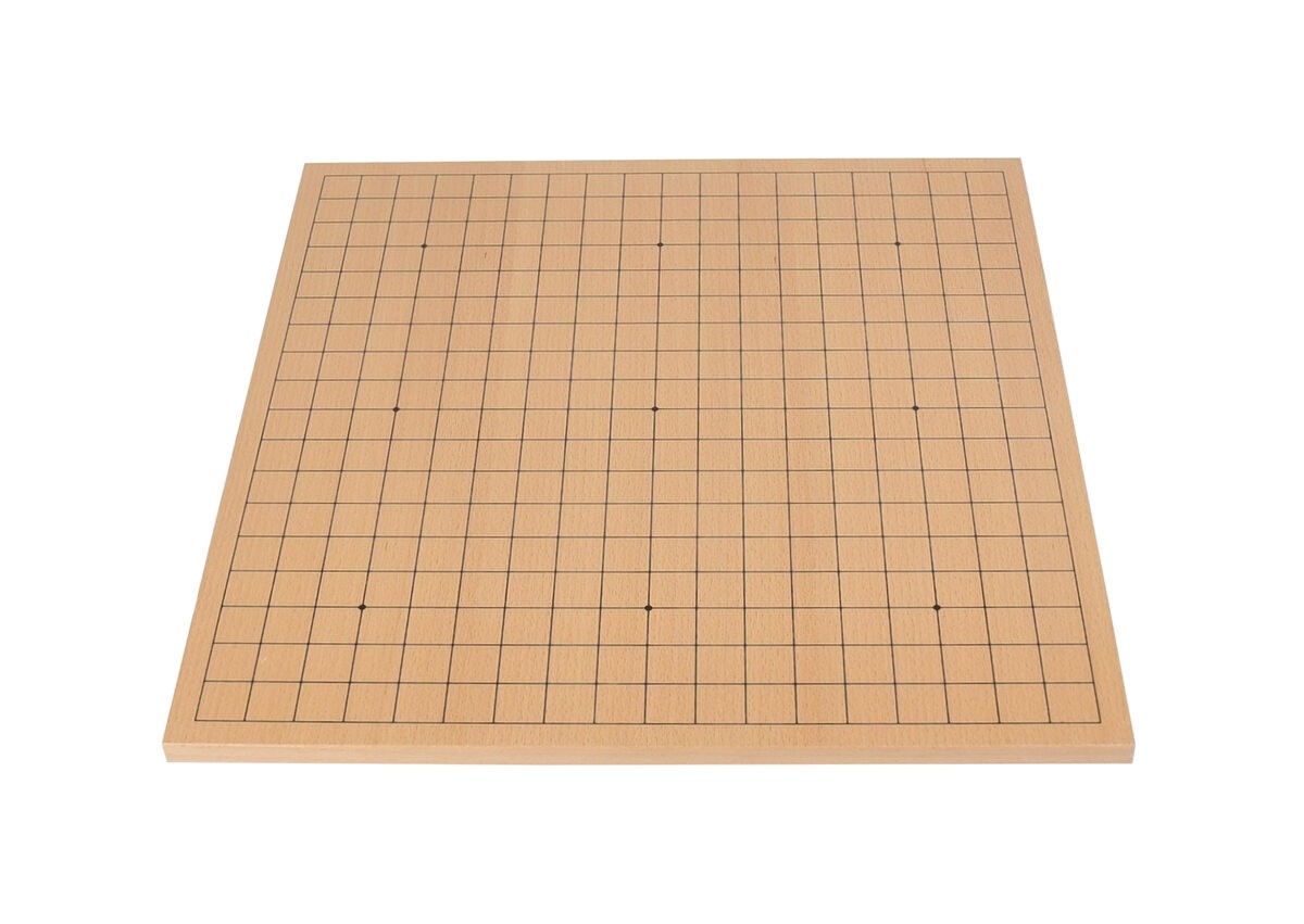 Go Board - Wooden (stones not included) - 19 x 19 and 13 x 13 Layout (UK)