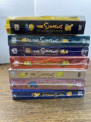 #ad #ad The Simpsons Complete Seasons 1 3 8 Collector#x27;s Editions 34578 Are Sealed $99.00