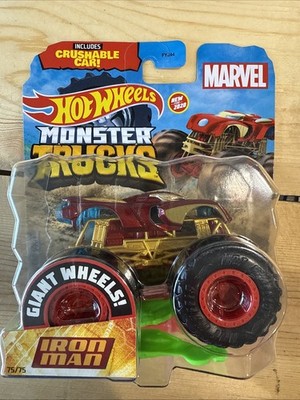 Hot Wheels Monster Trucks Iron Man, Crushable 75/75