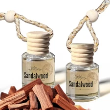 Car Air Freshener Diffuser, Sandalwood Aromatherapy, Natural Sandalwood