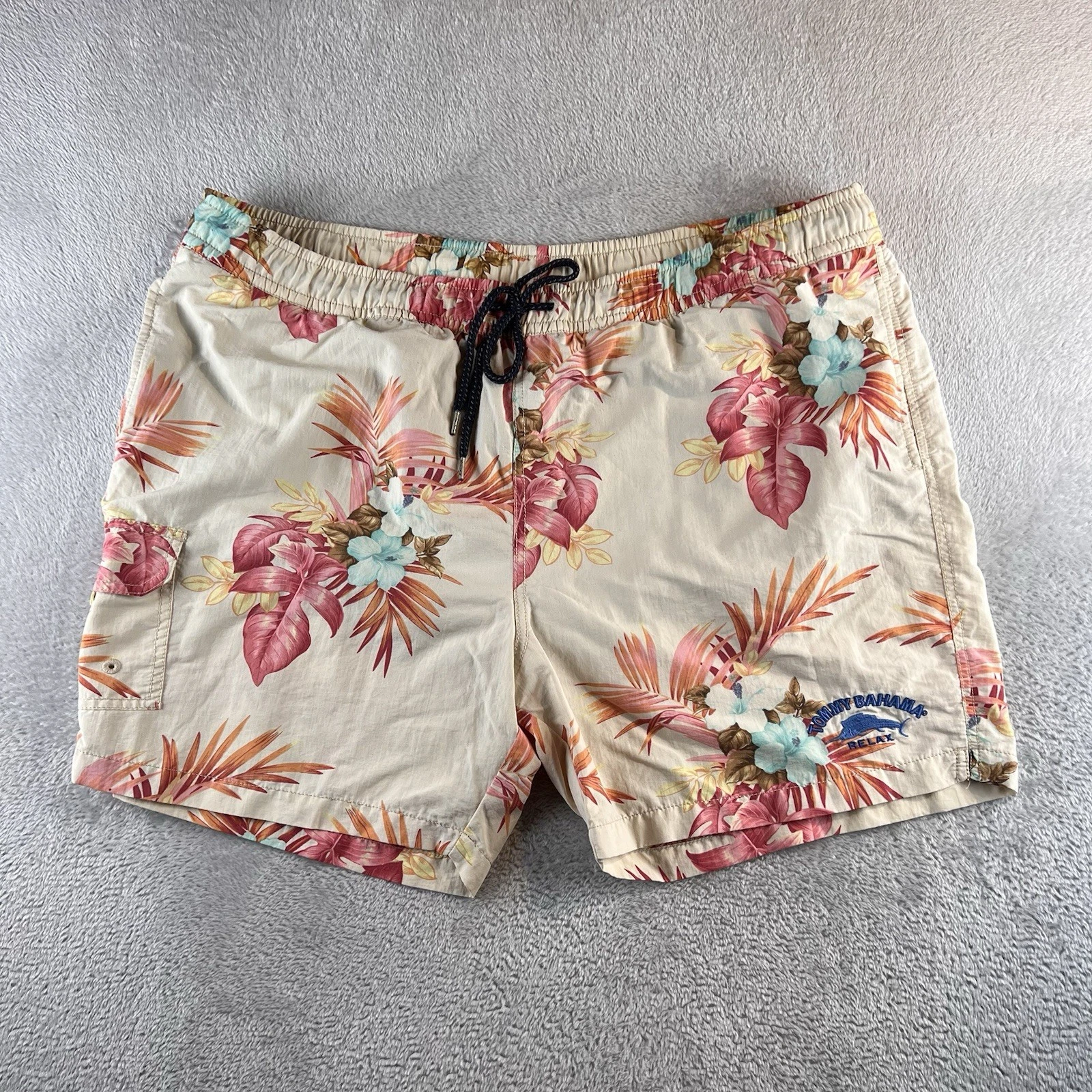 Tommy Bahama Relax Swim Trunks Men's XL Extra Large Hawaiian Lightweight Outdoor