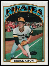 1972 Topps #72 Bruce Kison Pittsburgh Pirates