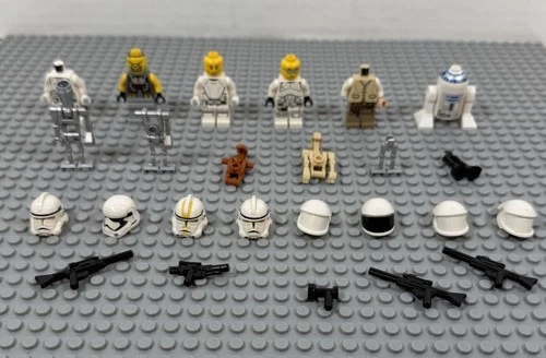 LEGO Star Wars Minifigures Helmets Weapons Accessories Lot