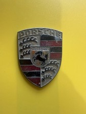 Porsche 911 Boxster Cayman Cayenne Hood Emblem Crest Badge Oem 99655921101 Porsche 911 Boxster Cayman Cayenne Hood Emblem Crest Badge Oem 99655921101