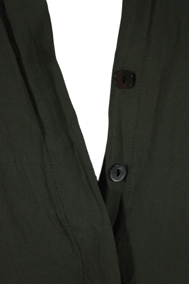 Mono Hatch para mujer con correa de espagueti cuello en V pierna recta verde talla 1 Foto 4 de 4