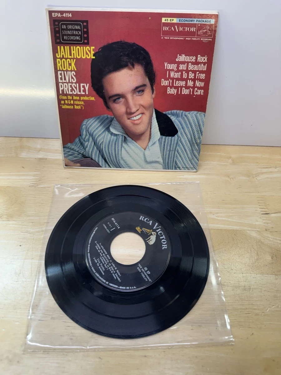 Elvis Presley RCA EPA4114 Jailhouse Rock US 7" EP 1957