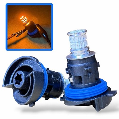 Paar HP24W LED DRL gelb Tagfahrlicht 6216F6 77364975 13625