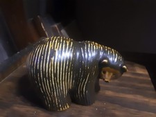 Vintage LISA LARSON GUSTAVSBERG Ceramic Bear Figurine Mid Century Sweden