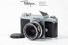 Nikon F - Silver with Nikkor-H 50mm F2 - Non-AI; 35mm film camera (91-93%new)