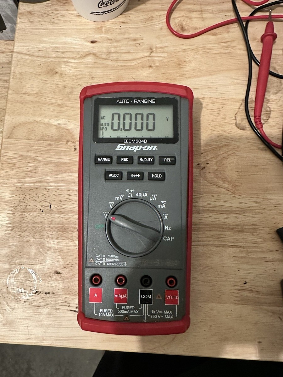 スナップオン EEDM504D デジタルマルチメーター サーキットテスター 