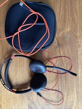 Plantronics Poly C5220 Over The Head Blackwire Binaural Stereo Headset