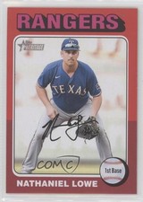 2024 Topps Heritage Short Print Red Border Nate Lowe #88 pi4