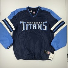 NFL Team Apparel Tennessee Titans Windbreaker Pullover Men's Size Small