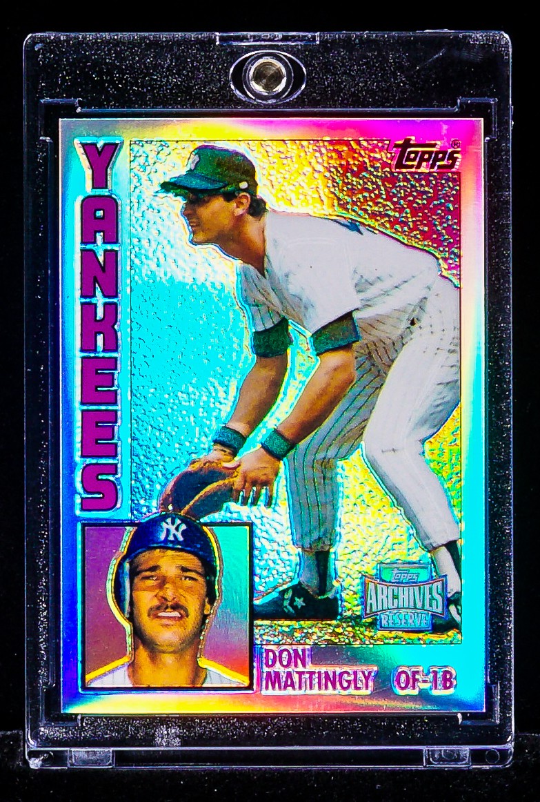 Don Mattingly RAINBOW RETRO REFRACTOR ROOKIE CARD