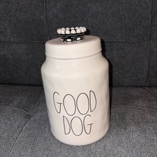 Rae Dunn Good Dog Treat Jar With Cute Lid And Airtight