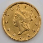 1851-P Gold Dollar — photo from another recent sale