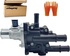 Engine Coolant Thermostat Housing Assembly Compatible with Select Ghevrolet Mode