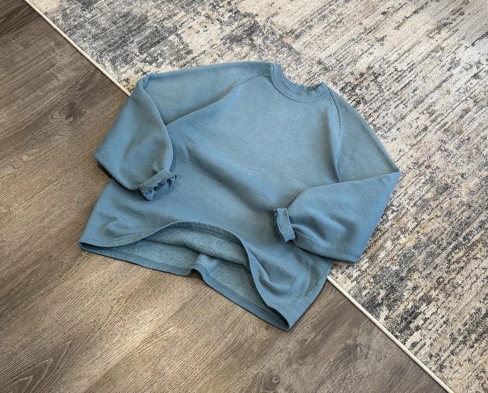 Sudadera Pullover Atlética Russell De Colección — HECHA EN EE. UU. — Aqua Desteñida por el Sol Para Hombre XL Foto 2 de 4