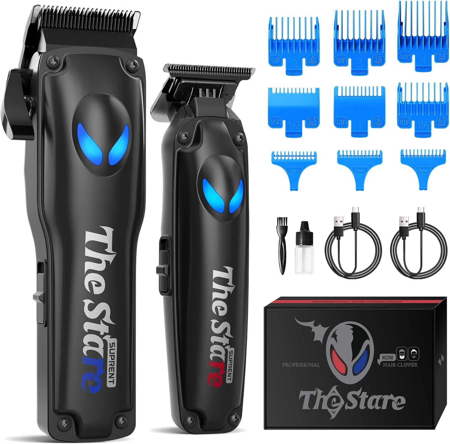 Professional Cordless Hair Clippers for Men – 7500 RPM Electric Haircut Kit with Rechargeable Battery-image