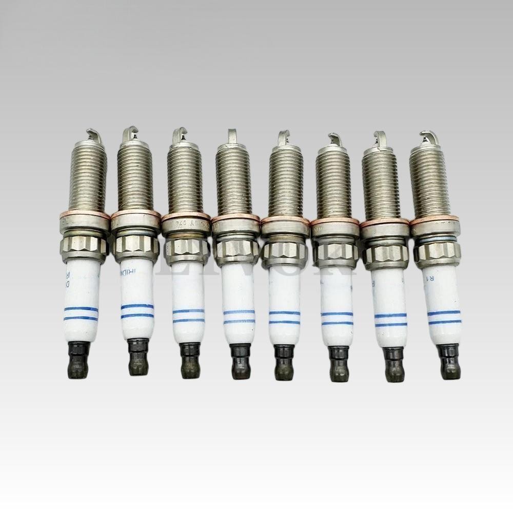 Set of 8 A0041598103 ZR6SII3320 Double Iridium Spark Plugs For Mercedes Benz