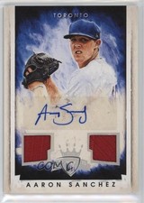 2015 Panini Diamond Kings Silver Signatures 272/299 Aaron Sanchez #201 Auto 0a3