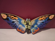 2002 Rainbow Mothra Hand-Painted Translucent Blue 10-Inch PVC Vinyl Figure