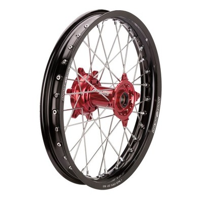 SX-1 Complete Wheel - Rear - Black Wheel/Red Hub - 18'' x 2.15'' BR-215-18BKRD