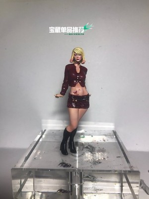 1/18Sexy European Short Skirt Girl Scene Miniture Figurines Doll Fit Car Vehicle