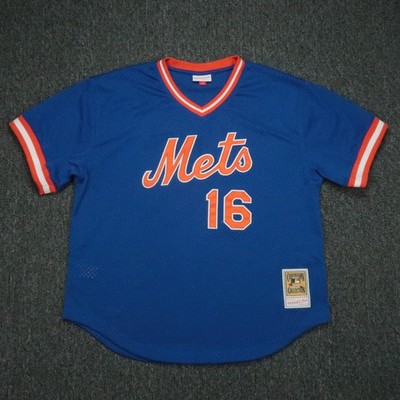 Dwight Gooden Jersey Mens XL Blue Orange New York Mets Mitchell Ness Cooperstown